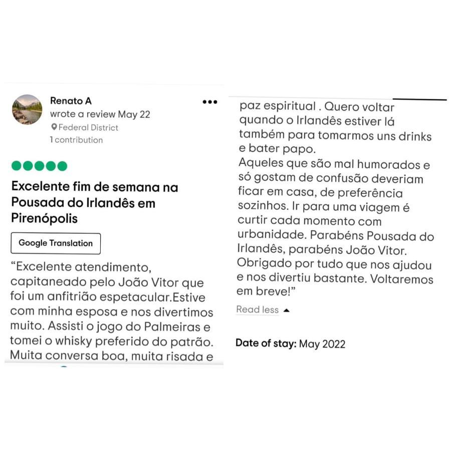 Pirenópolis Pousada Do Irlandes מראה חיצוני תמונה
